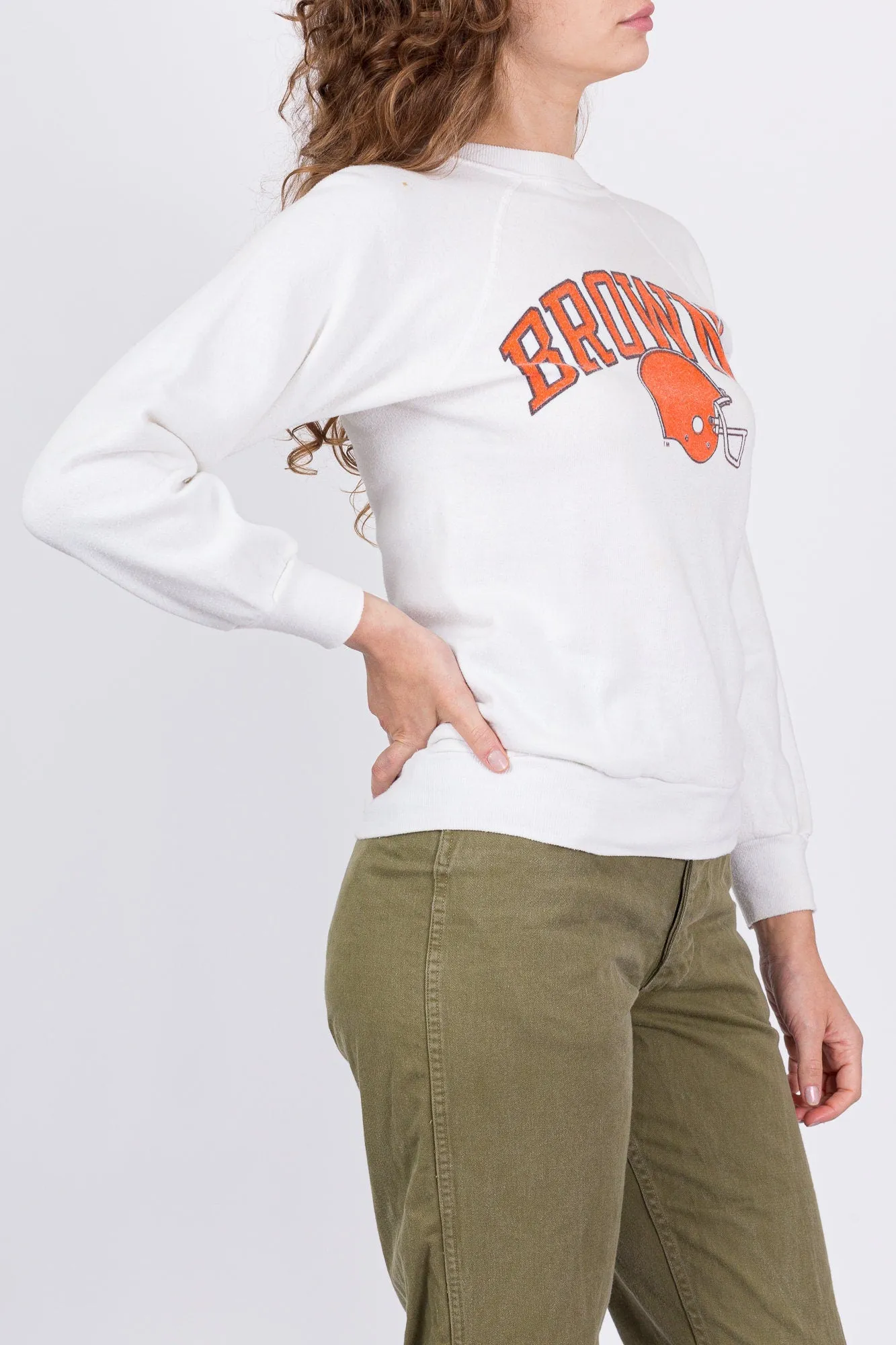 80s Cleveland Browns NFL Champion Sweatshirt - Men's XXS, Women's XS