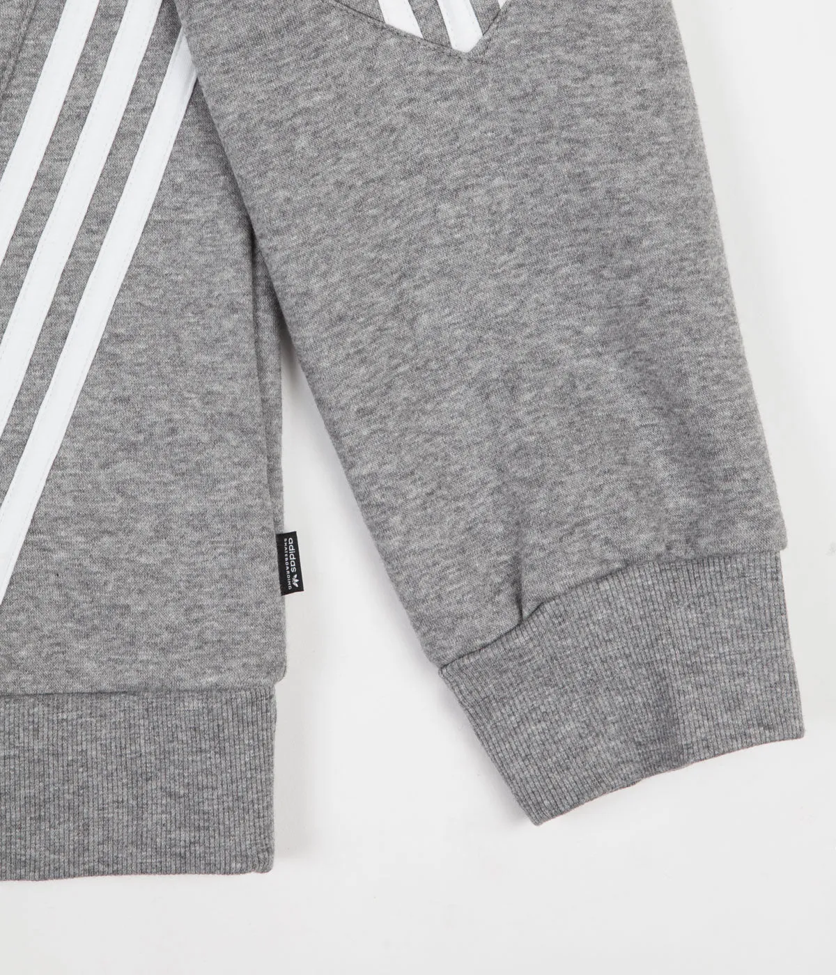 Adidas Insley Crewneck Sweatshirt - Core Heather / White