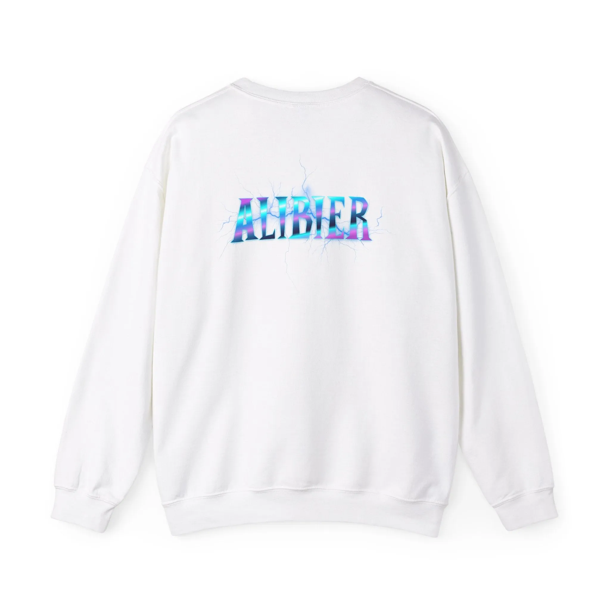 Alibier Vibrant Unisex Crewneck Sweatshirt - 'Creative Vibes' Design
