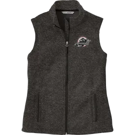 Allegheny Badgers Ladies Sweater Fleece Vest
