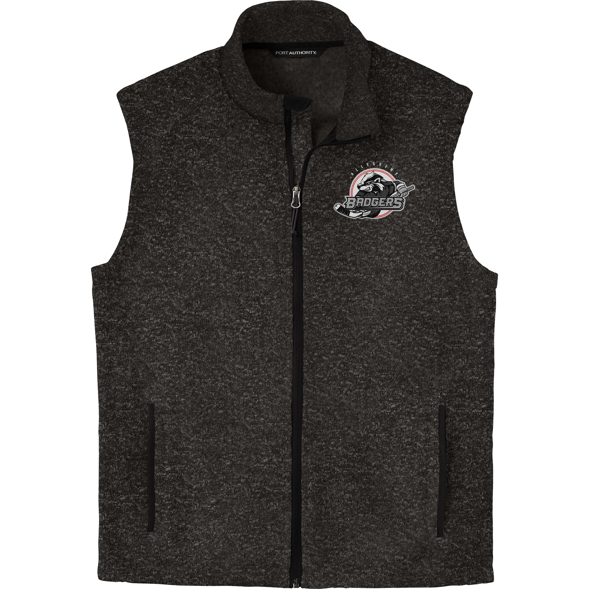Allegheny Badgers Sweater Fleece Vest