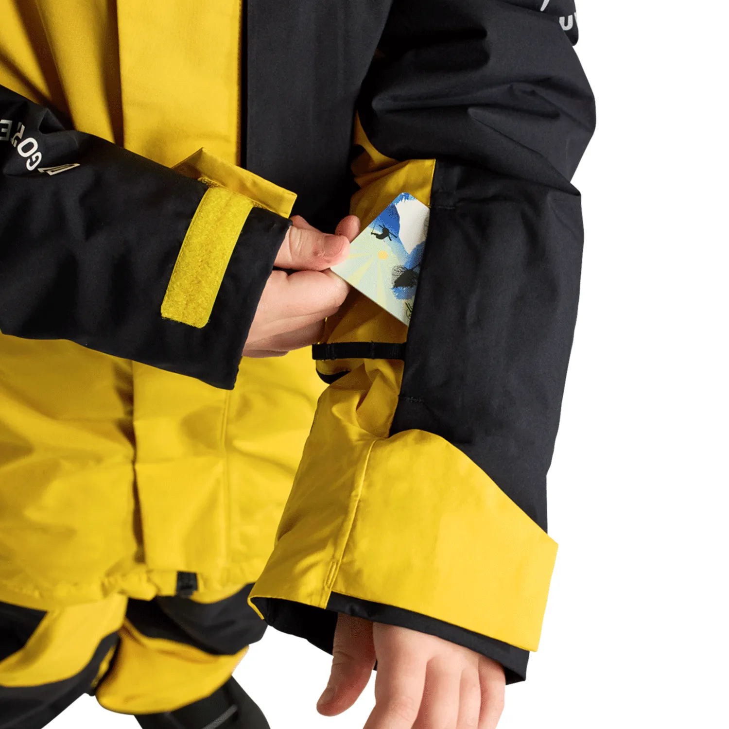 Burton Kids Powline Gore-tex Jacket 2025 Goldenrod/True Black