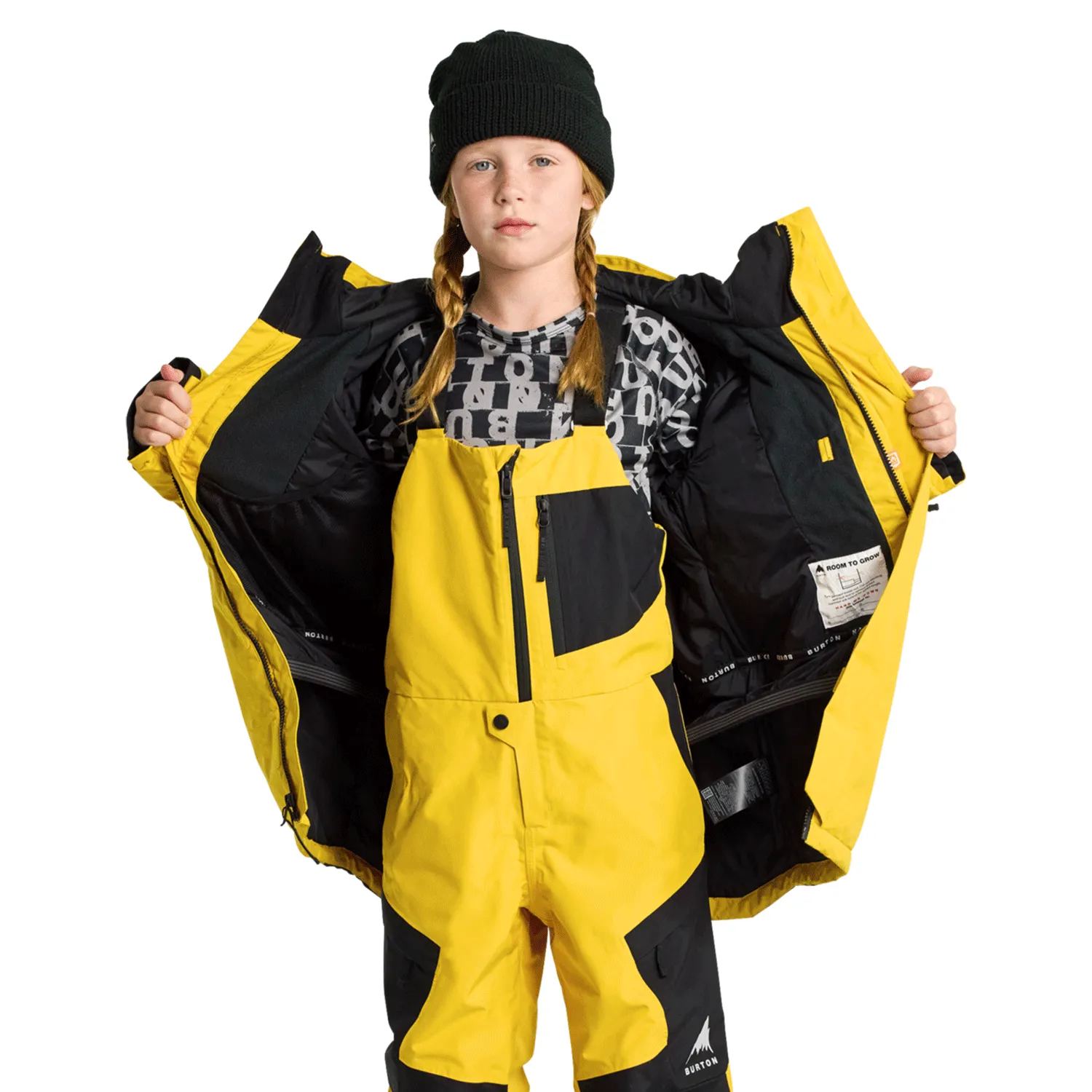 Burton Kids Powline Gore-tex Jacket 2025 Goldenrod/True Black