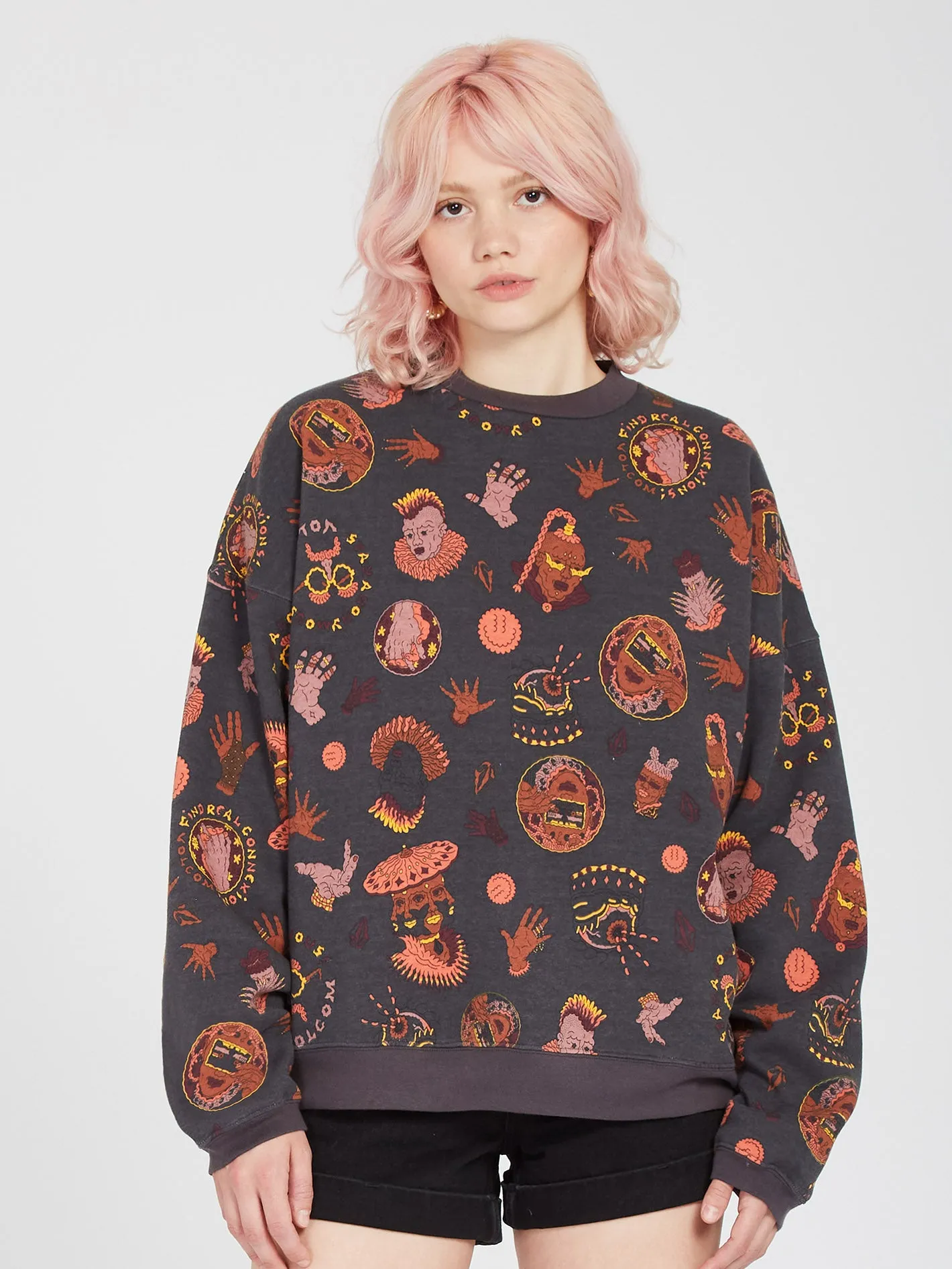 Connected Minds Sweatshirt - BLACK