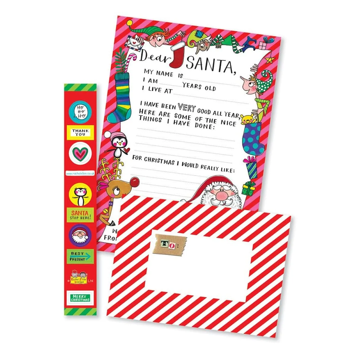 Dear Santa Letter Writing Set for Children