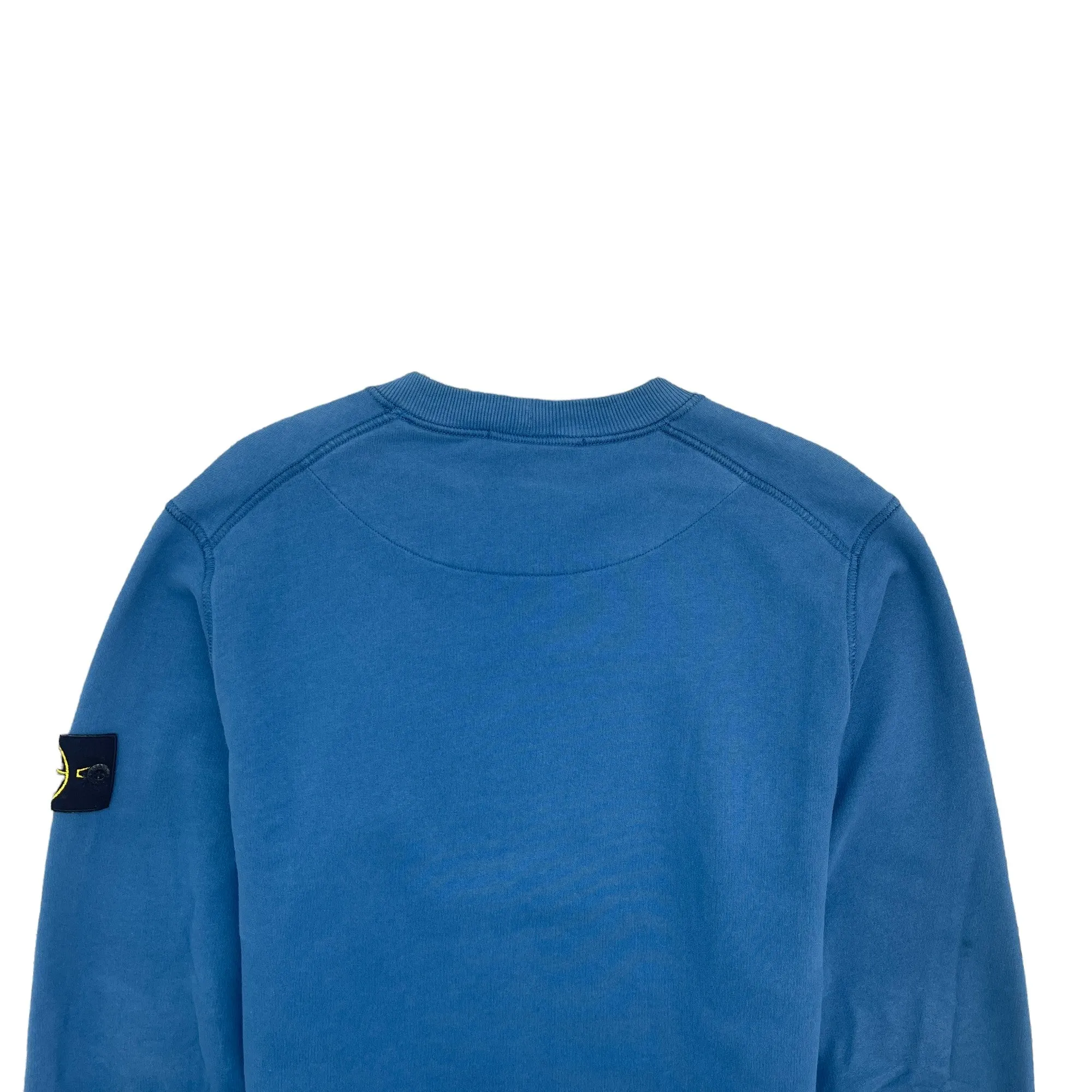 Men's Applique Logo Sweatshirt Blue Size S