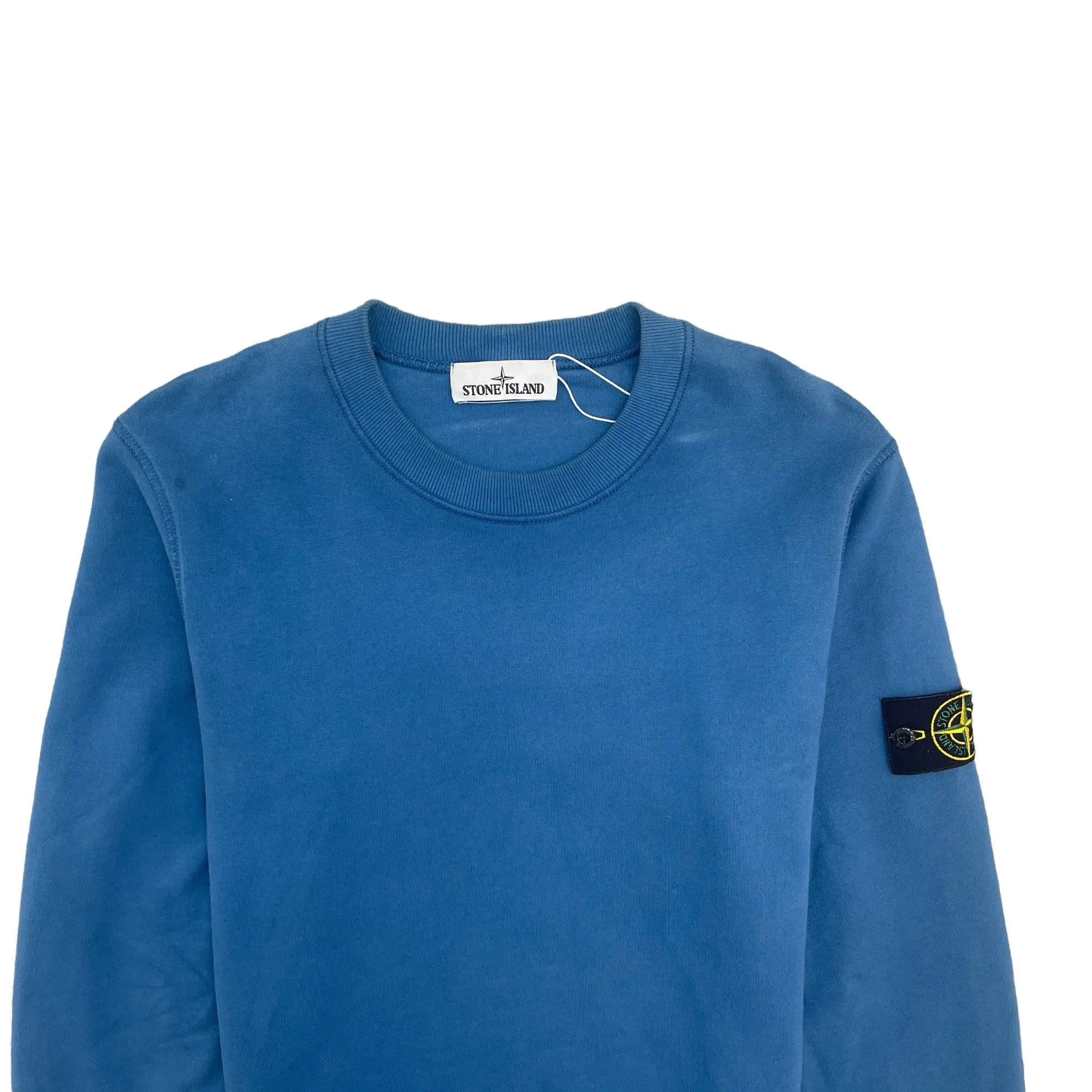 Men's Applique Logo Sweatshirt Blue Size S