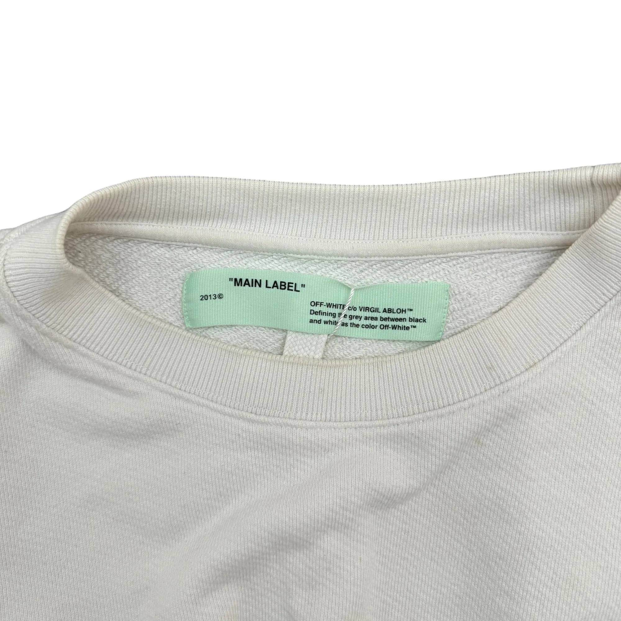 Men's Bart Simpson Sweatshirt White Size S