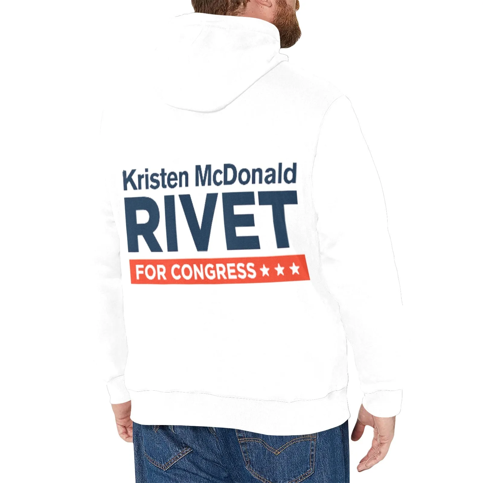 Men's Kristen McDonald Rivet for Congress Fleece Hoodie – Campaign Supporter Apparel