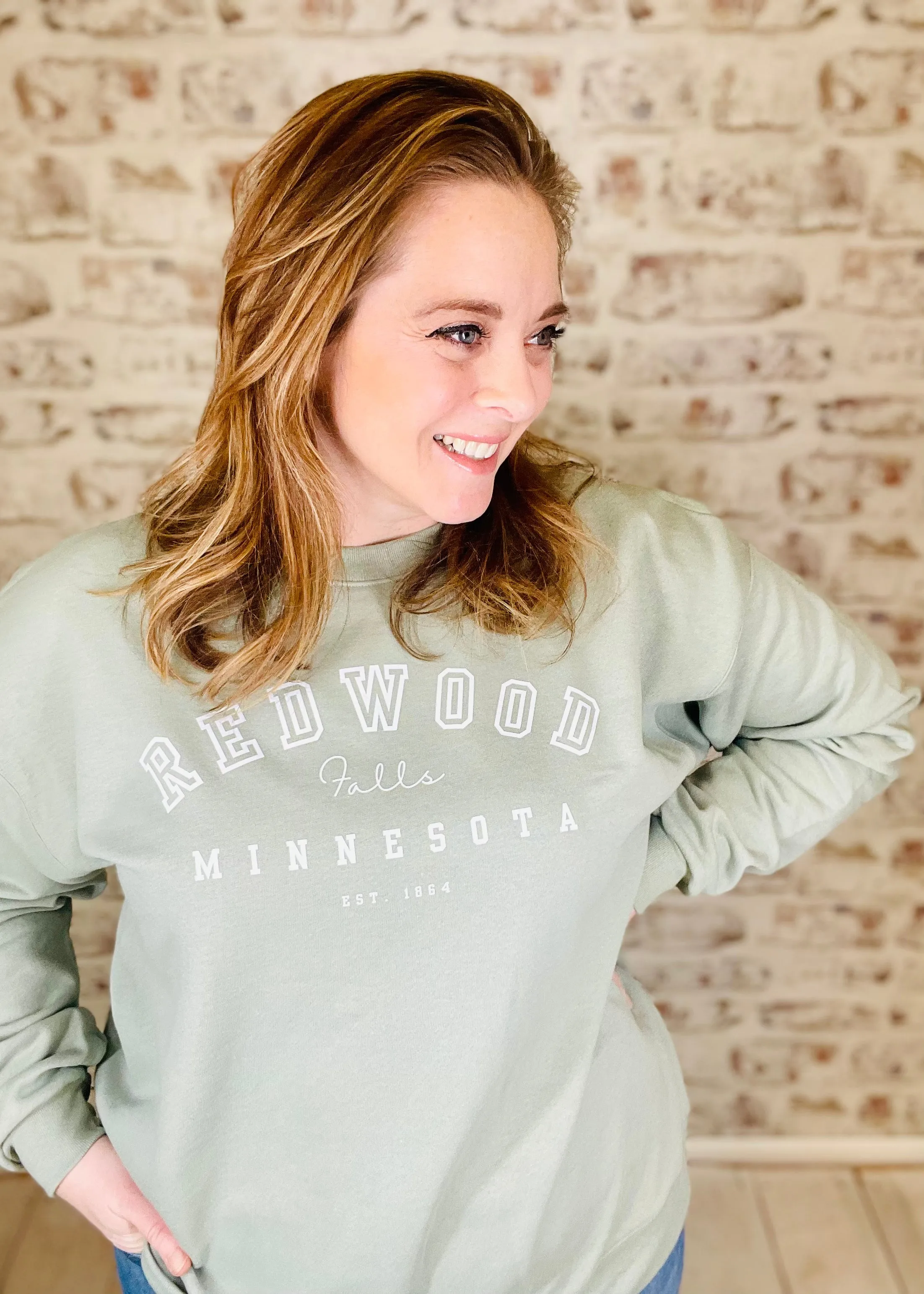 Mint Redwood Falls Sweatshirt