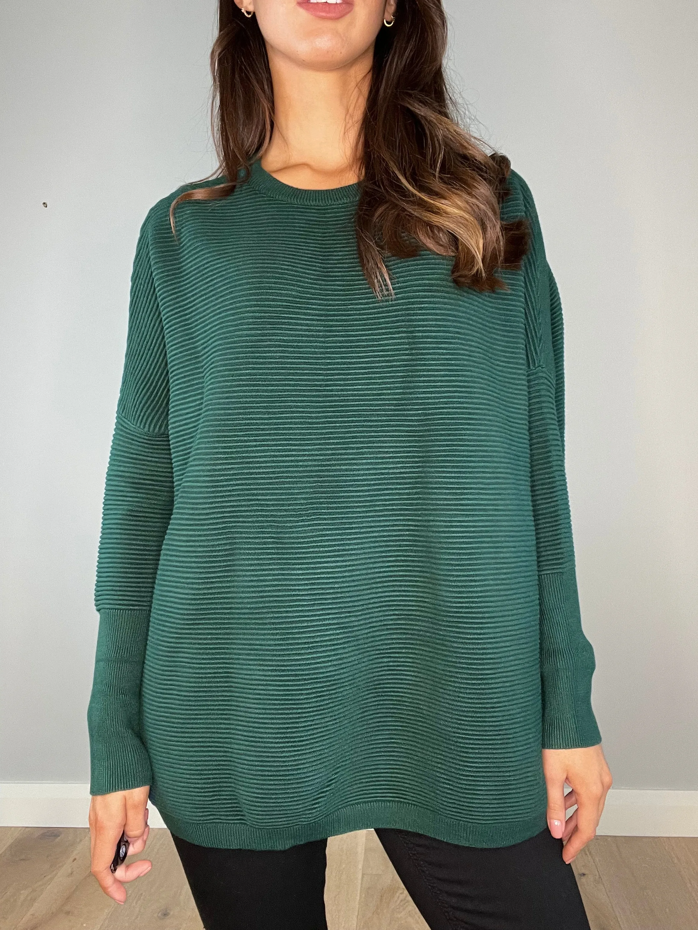 Paisie Green Cape Jumper