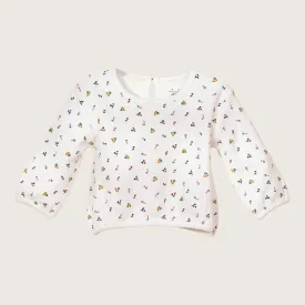 Rise Little Earthling Crew Graphic Top